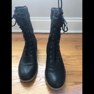 Lace up boots